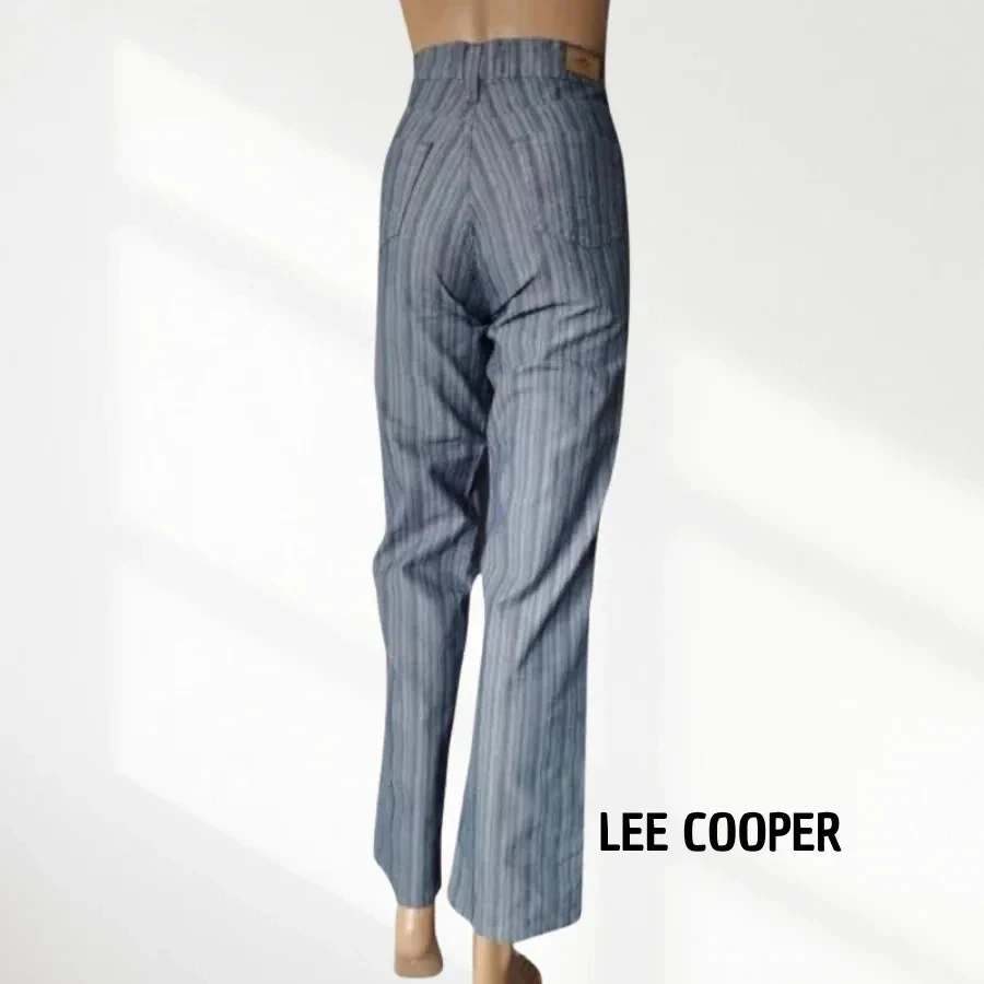 Pantalon Lee Cooper Angel – Coupe Droite Ajustée à Rayures -taille haute - excellent état